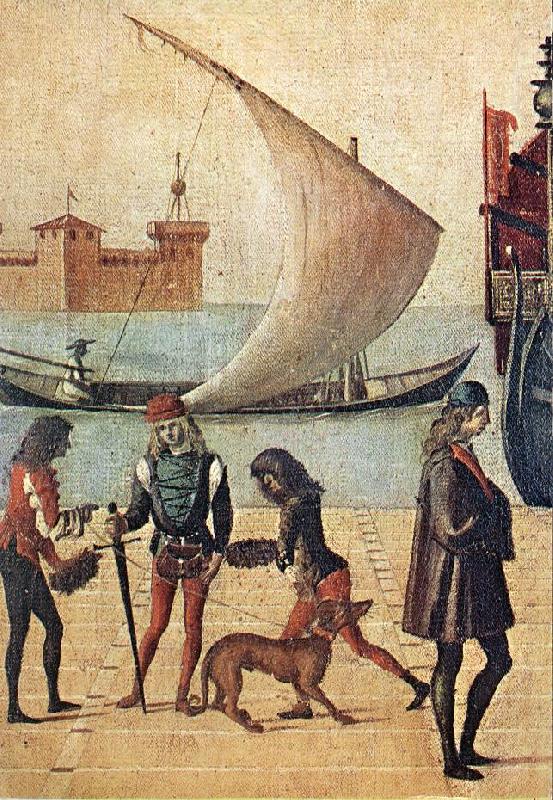 Arrival of the English Ambassadors (detail) f, CARPACCIO, Vittore